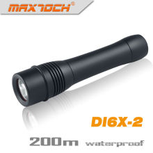 Maxtoch DI6X-2 2*26650 Battery Longest Runtime LED Dive Flashlight